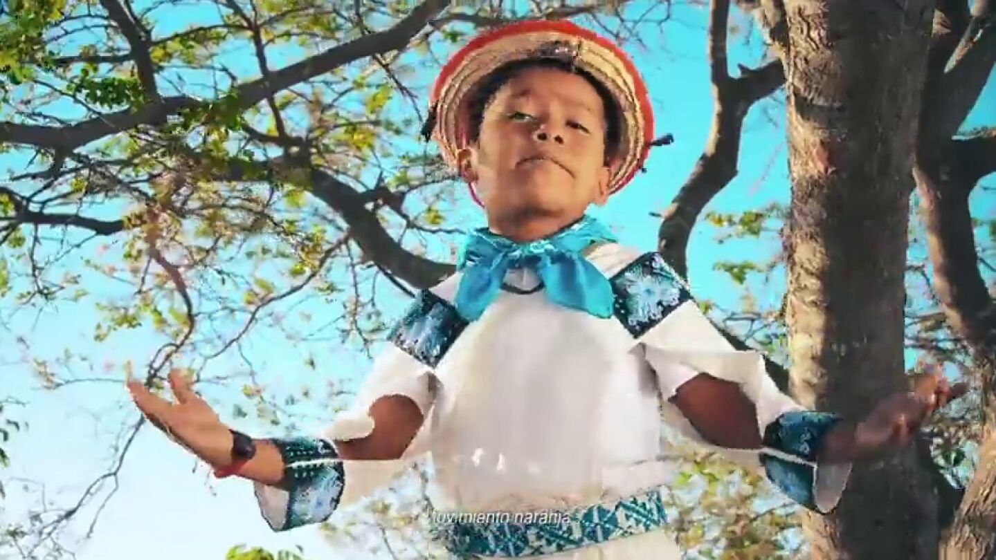 Yuawi L&oacute;pez, en el v&iacute;deo del Movimiento Naranja