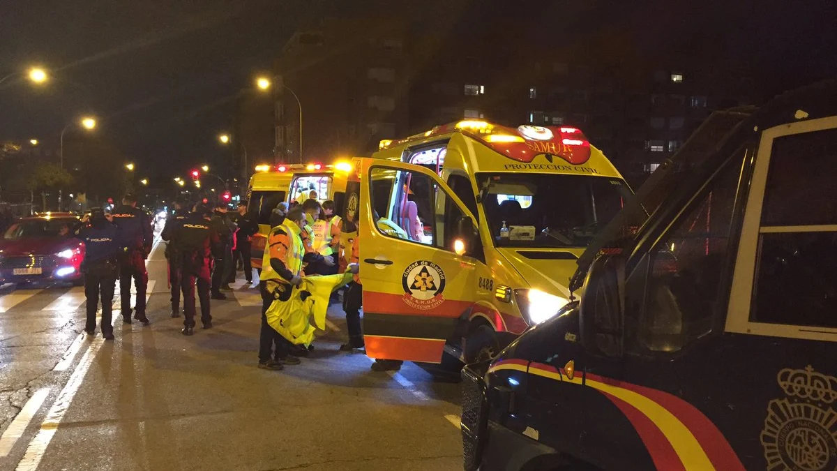 Un joven de 22 años. apuñalado en las proximidades del estadio del Atlético