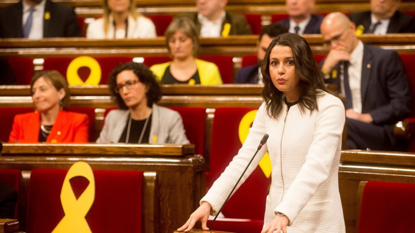 In&eacute;s Arrimadas en el Parlament