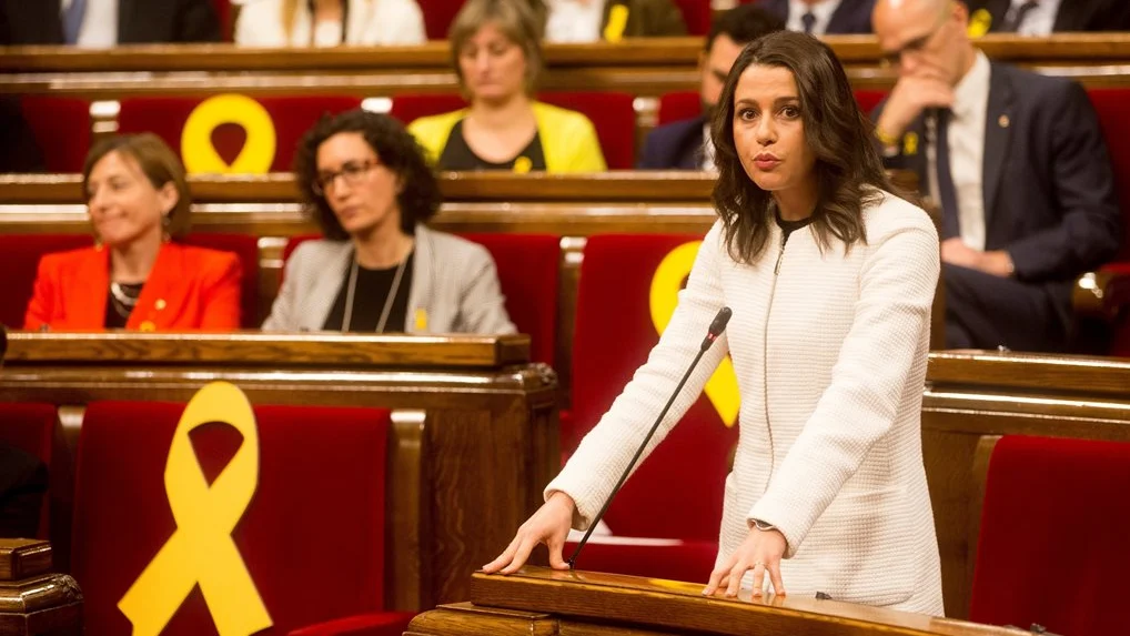 Inés Arrimadas en el Parlament