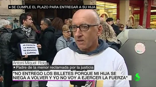 Antoni se niega a entregar a su hija Antoni se niega a entregar a su hija