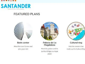 Captura Web Oficicial de Turismo de Santander Captura Web Oficicial de Turismo de Santander