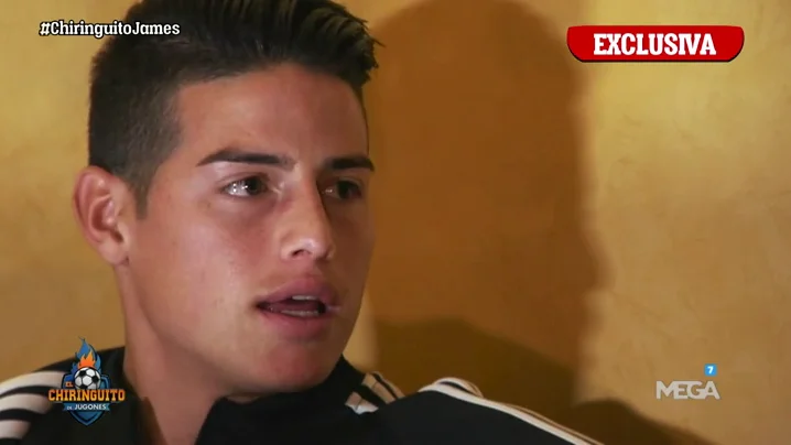 James Rodríguez, en 'El Chiringuito': "No puedo aceptar que se dijese que entrenaba mal"