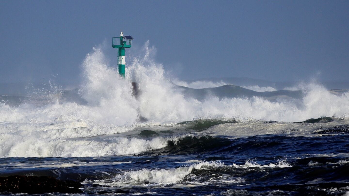 Im&aacute;genes del temporal en Lugo