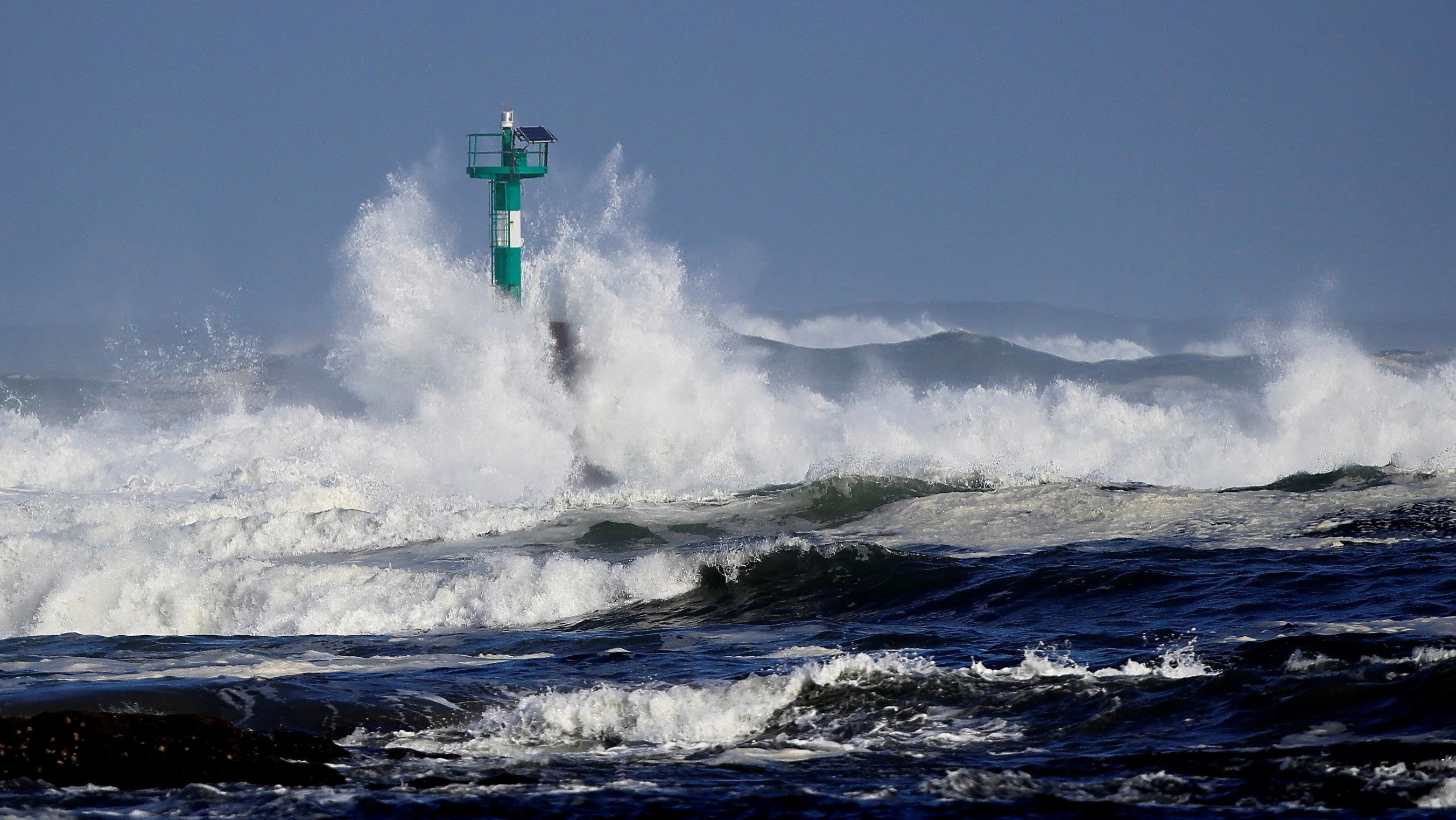 Imágenes del temporal en Lugo