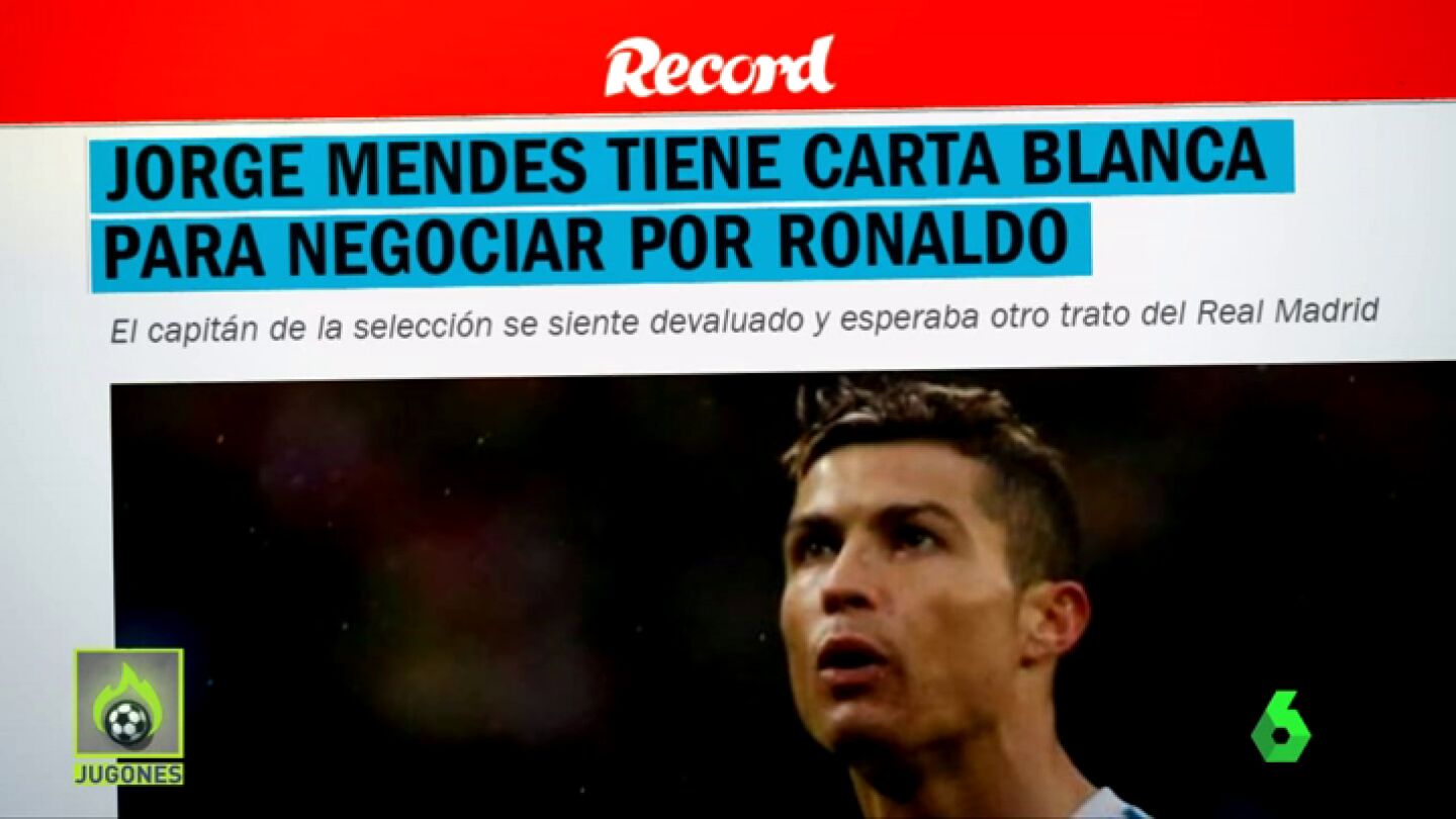 V&iacute;a libre a Mendes para negociar por Cristiano
