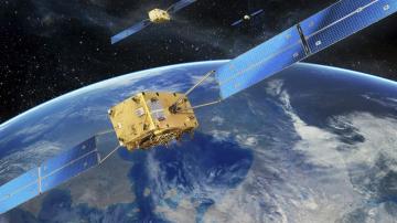 Fotografía facilitada por la Agencia Espacial Europea (ESA) del sistema de navegación por satélite Galileo. Fotografía facilitada por la Agencia Espacial Europea (ESA) del sistema de navegación por satélite Galileo.