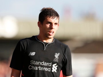 Flanagan, durante un partido con el Liverpool Flanagan, durante un partido con el Liverpool