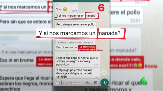 Una joven denuncia a un grupo de chicos por hablar en WhatsApp de "marcarse una manada" con ella Una joven denuncia a un grupo de chicos por hablar en WhatsApp de "marcarse una manada" con ella