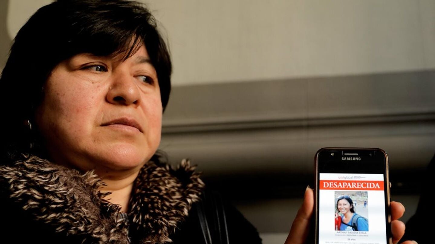 Alejandra Ayala, madre de Nathaly Salazar