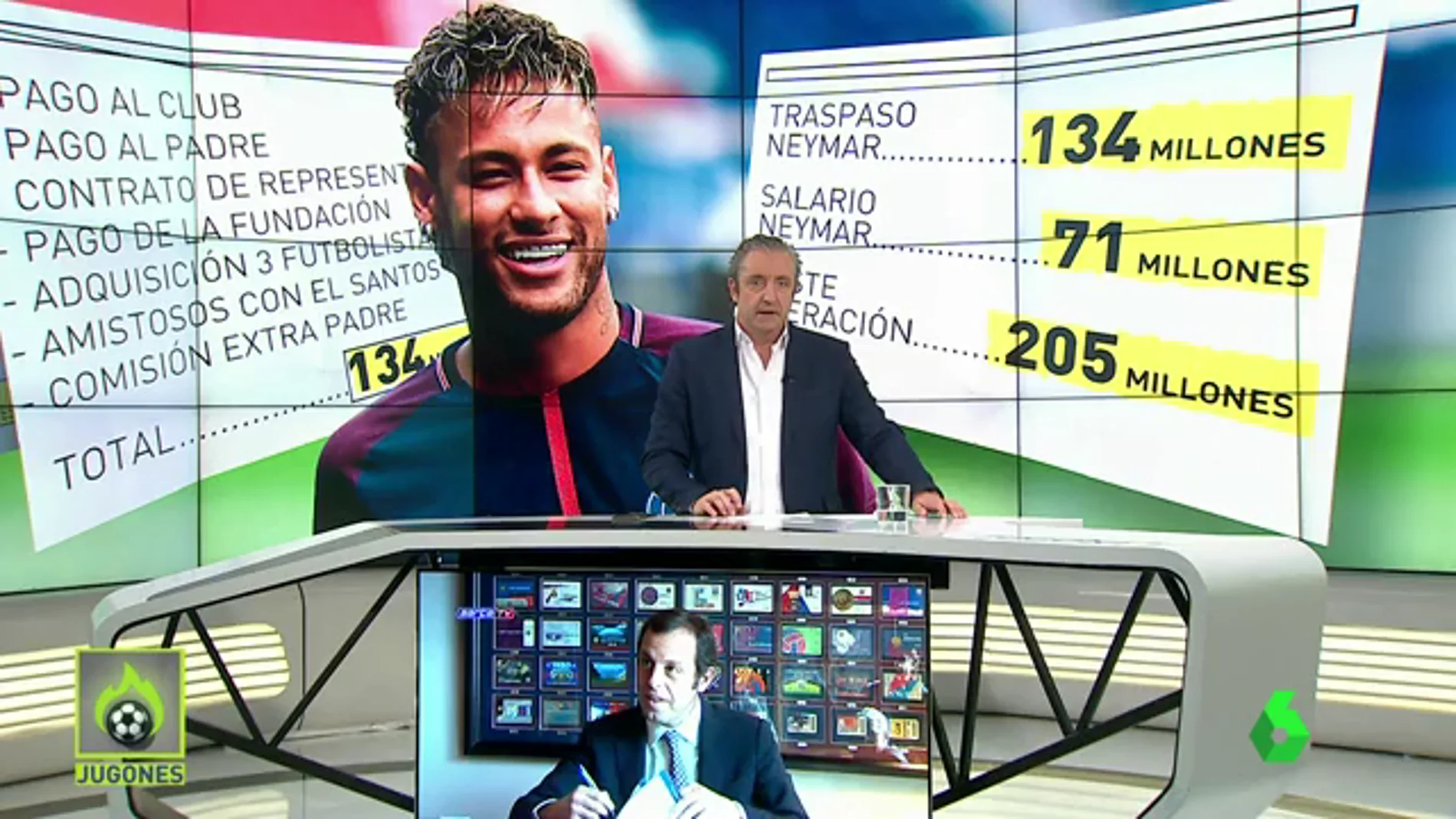 El Barcelona pagó 134 millones por Neymar