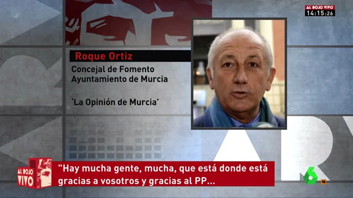 Roque Ortiz, concejal del PP de Murcia Roque Ortiz, concejal del PP de Murcia