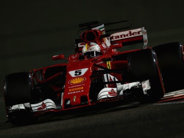Sebastian Vettel, durante el GP de Abu Dabi de 2017 Sebastian Vettel, durante el GP de Abu Dabi de 2017