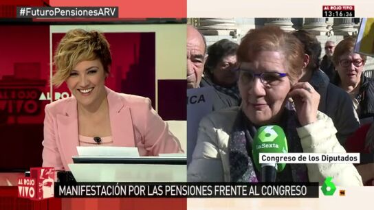 &Aacute;ngela, pensionista