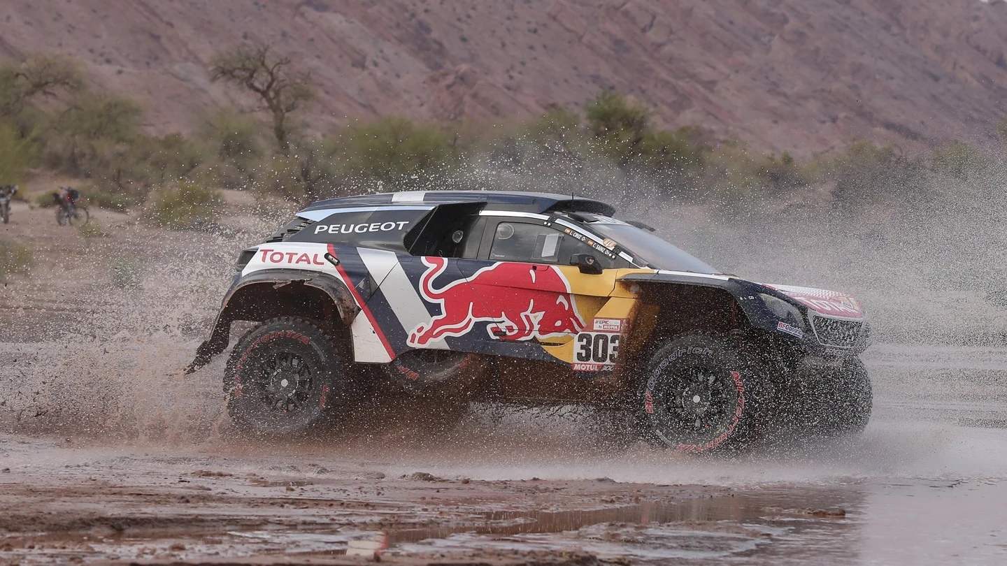 Carlos Sainz, en la etapa del Dakar. Carlos Sainz, en la etapa del Dakar.