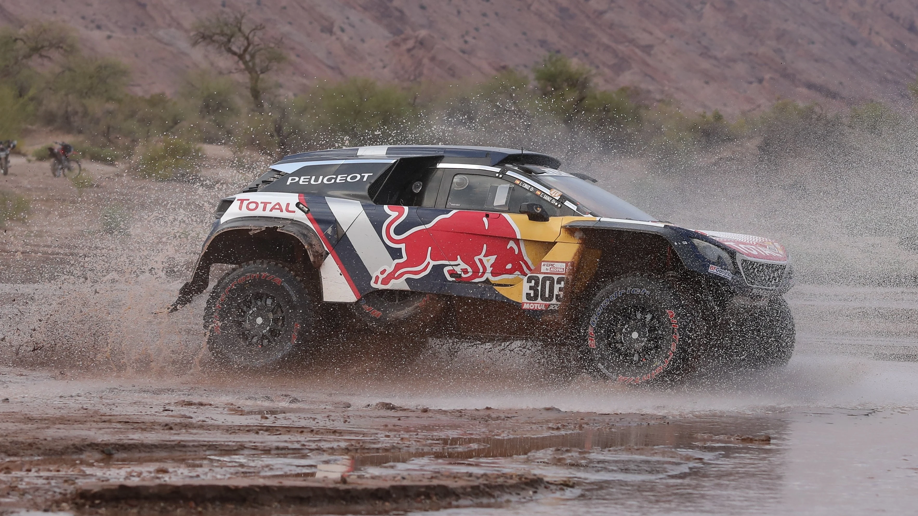 Carlos Sainz, en la etapa del Dakar.