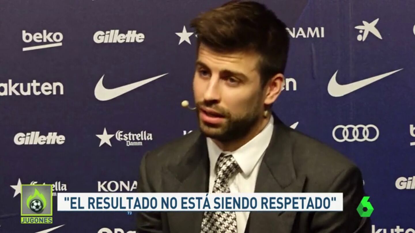 Piqu&eacute;, sobre Catalu&ntilde;a: "El resultado de las elecciones no est&aacute; siendo respetado"