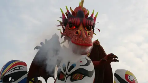 Viareggio, Italia Carnavales