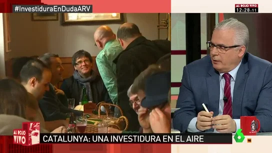 Baltasar Garzón, sobre la investidura de Puigdemont: "Ya no da tiempo, nos olvidamos de la burocracia" Baltasar Garzón, sobre la investidura de Puigdemont: "Ya no da tiempo, nos olvidamos de la burocracia"