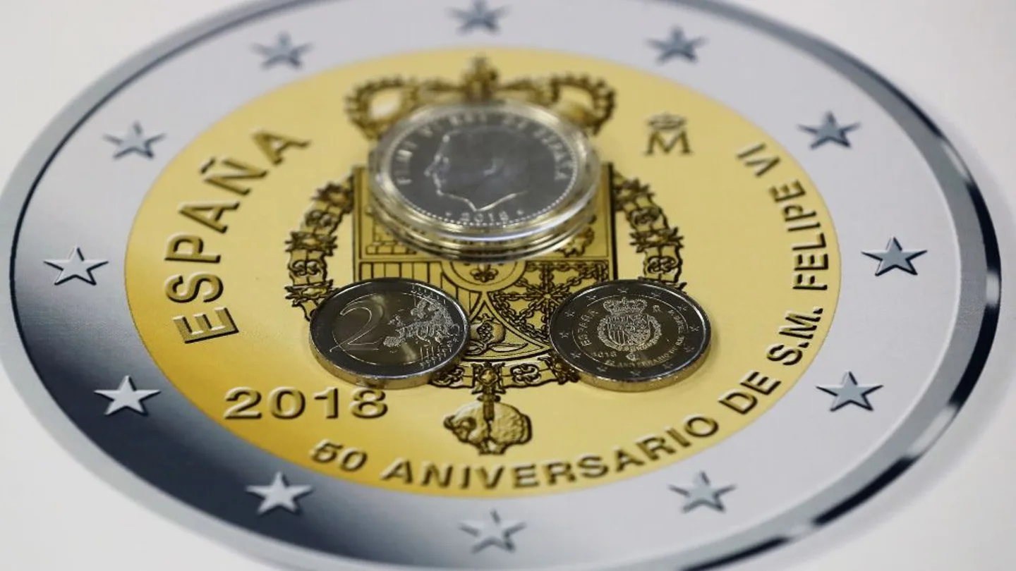 Moneda para conmemorar el aniversario del rey Felipe VI Moneda para conmemorar el aniversario del rey Felipe VI