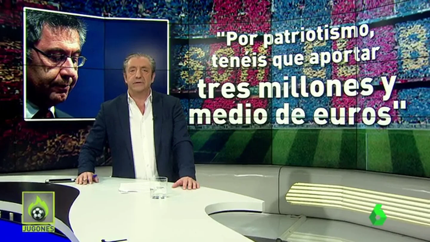 Piden al Barça 3,5 millones por patriotismo Piden al Barça 3,5 millones por patriotismo
