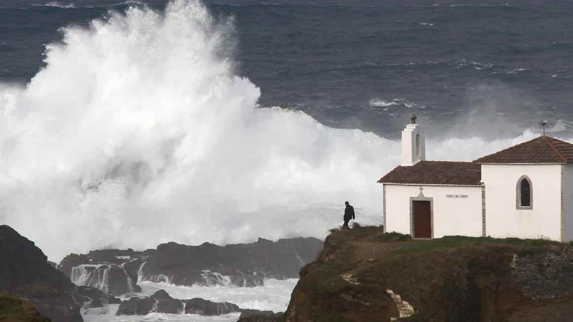 Imagen de archivo de un golpe de mar