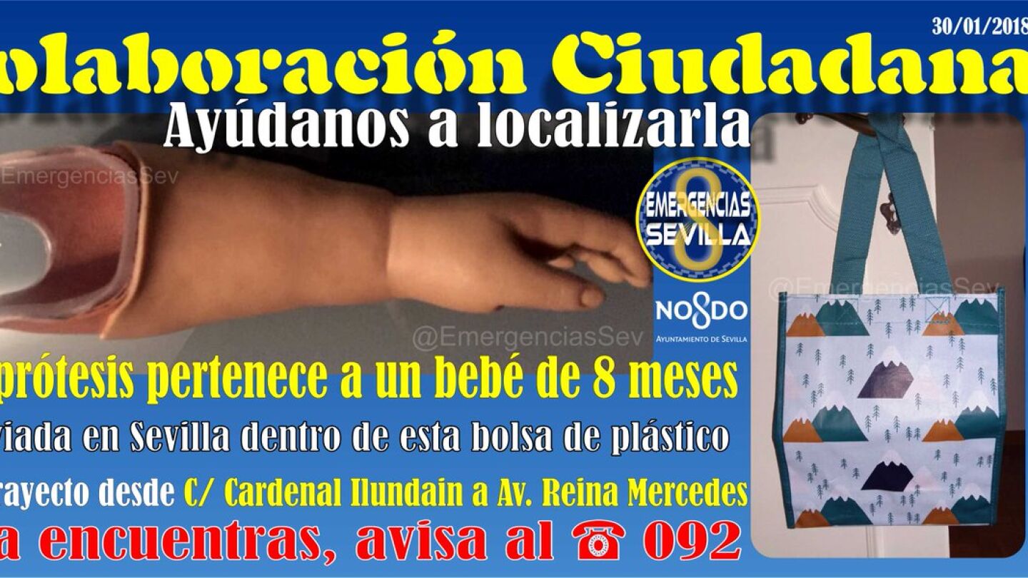 Pr&oacute;tesis extraviada en Sevilla