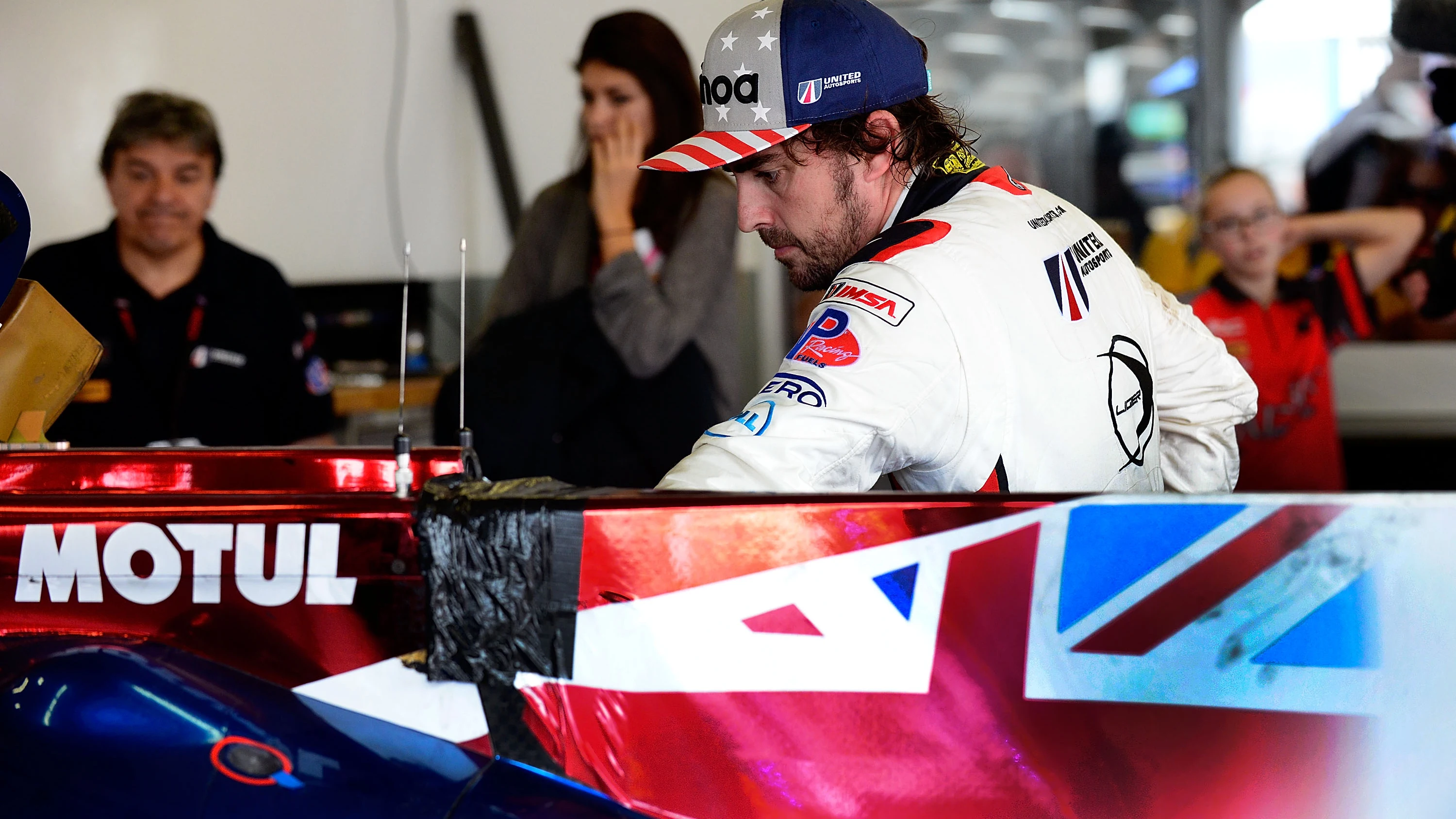 Fernando Alonso, en la ciudad de Daytona Beach