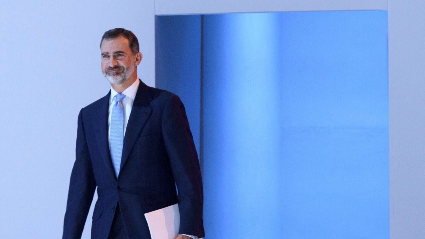 Felipe VI en el foro de Davos (Archivo)