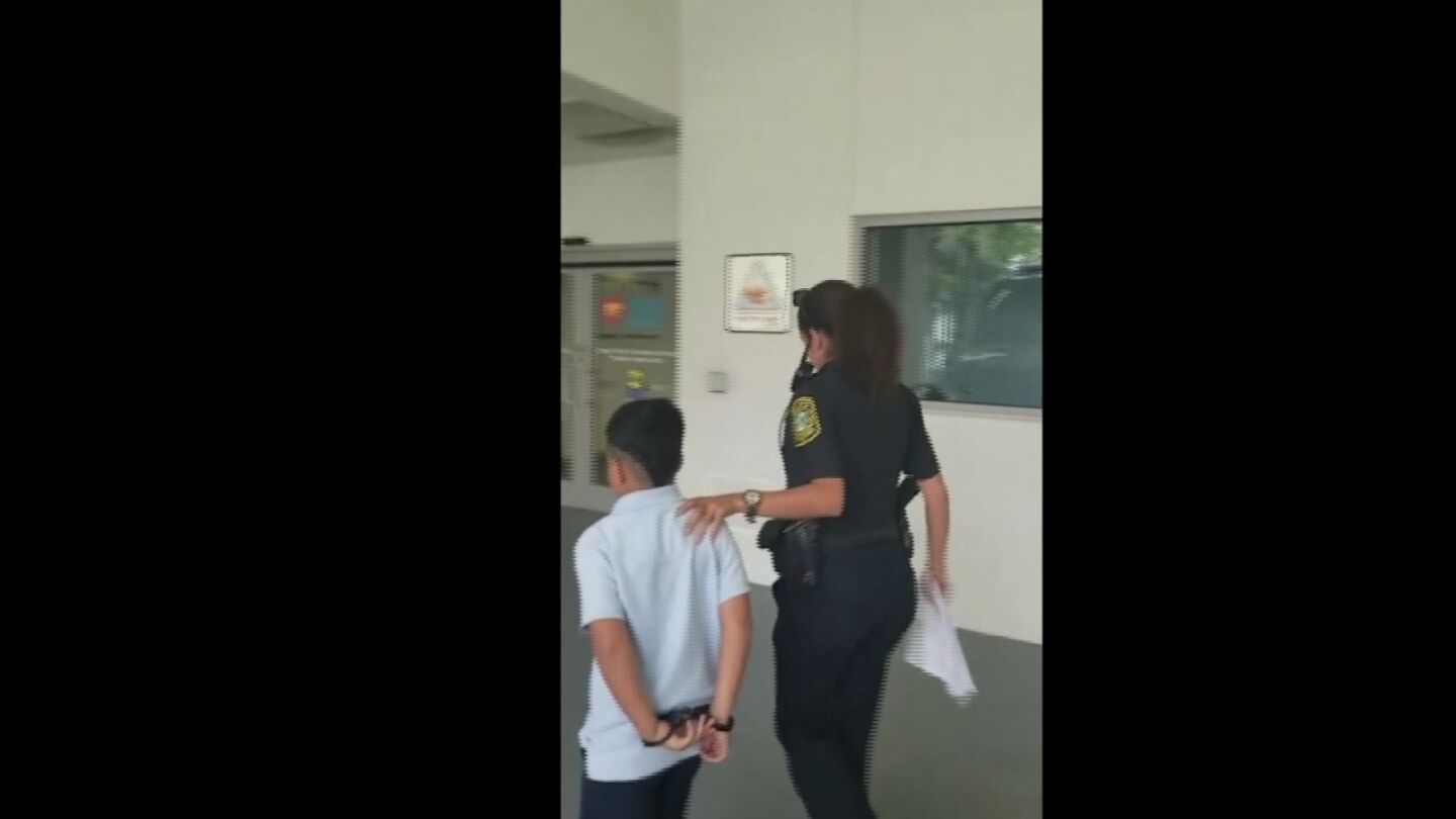 Detenci&oacute;n de un menor en Florida