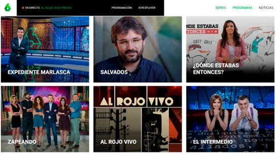 Los programas de laSexta Los programas de laSexta