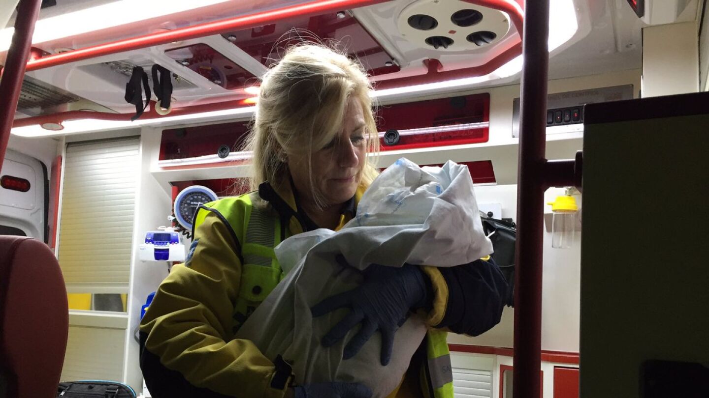 Rescatan a un beb&eacute; abandonado en Madrid