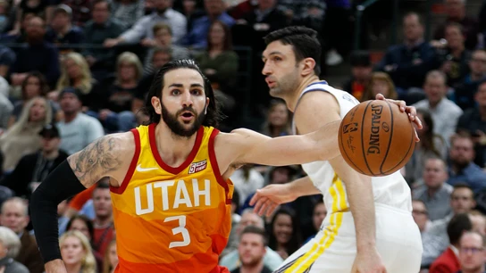 Ricky Rubio, en acción ante los Warriors Ricky Rubio, en acción ante los Warriors