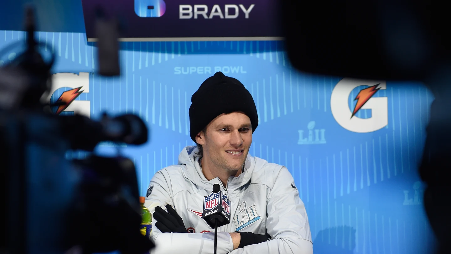 Tom Brady, de los New England Tom Brady, de los New England
