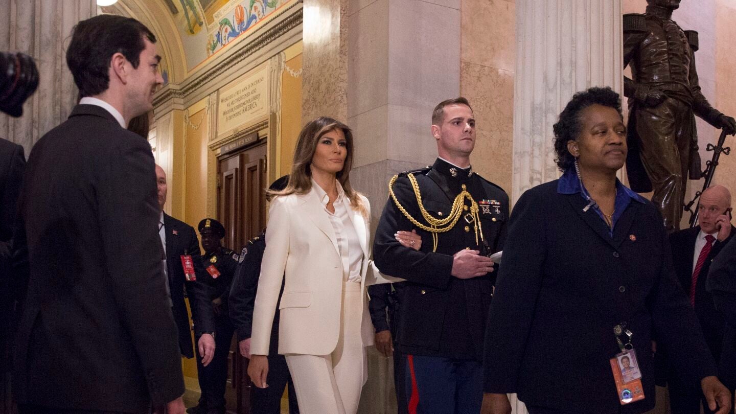 La primera dama Melania Trump