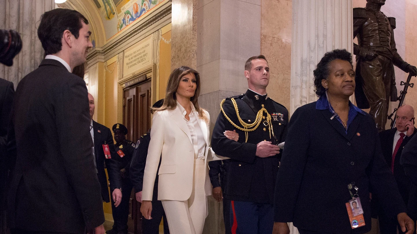 La primera dama Melania Trump La primera dama Melania Trump