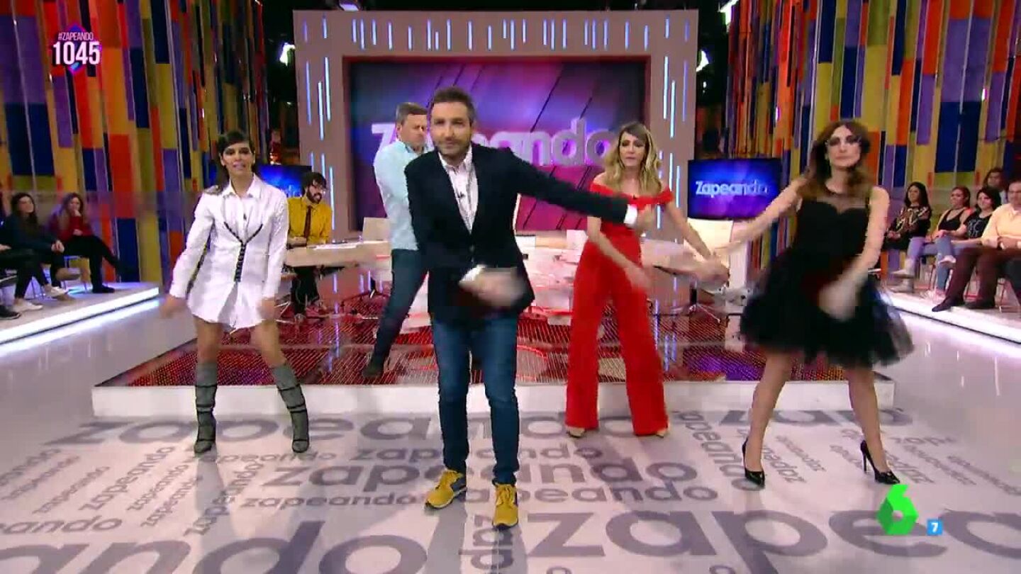As&iacute; es la versi&oacute;n del baile 'Swish Swish' de Javier Calvo en los cuerpos de los zapeadores