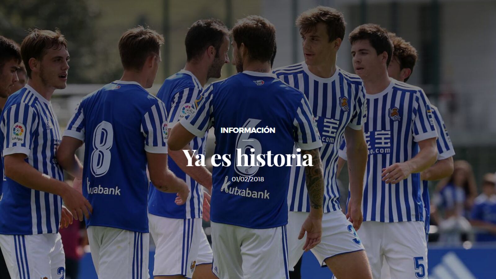 'Ya es historia': el anuncio de la Real Sociedad sobre las camisetas de &Iacute;&ntilde;igo Mart&iacute;nez 