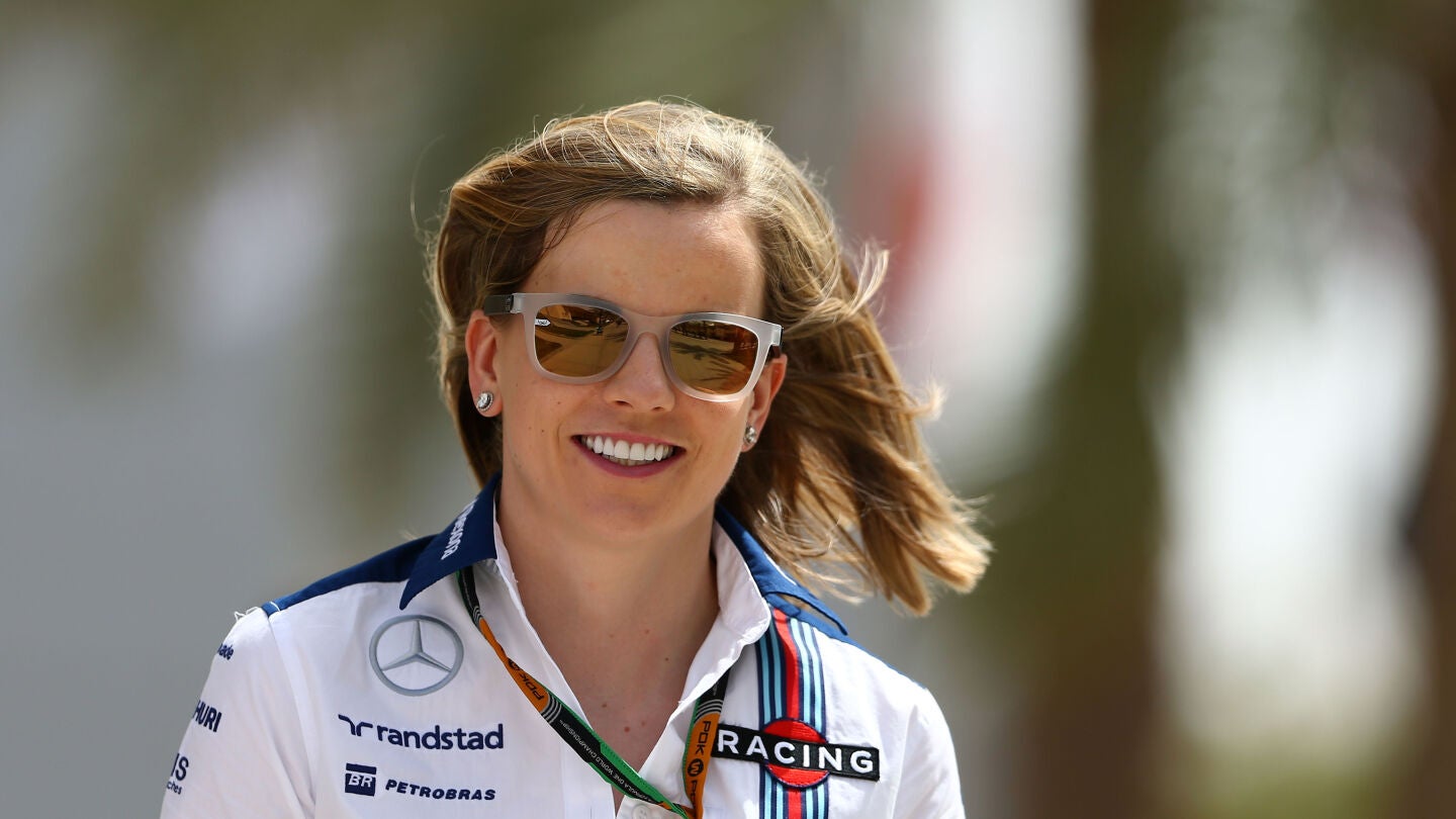 Susie Wolff, durante un Gran Premio
