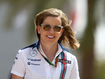 Susie Wolff, durante un Gran Premio Susie Wolff, durante un Gran Premio