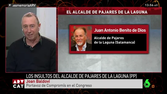 Joan Baldoví, sobre el alcalde del PP de Pajares de la Laguna: "El expediente que el PP le ha abierto debe terminar en su expulsión" Joan Baldoví, sobre el alcalde del PP de Pajares de la Laguna: "El expediente que el PP le ha abierto debe terminar en su expulsión"