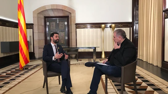 Entrevista de Ferreras a Roger Torrent Entrevista de Ferreras a Roger Torrent