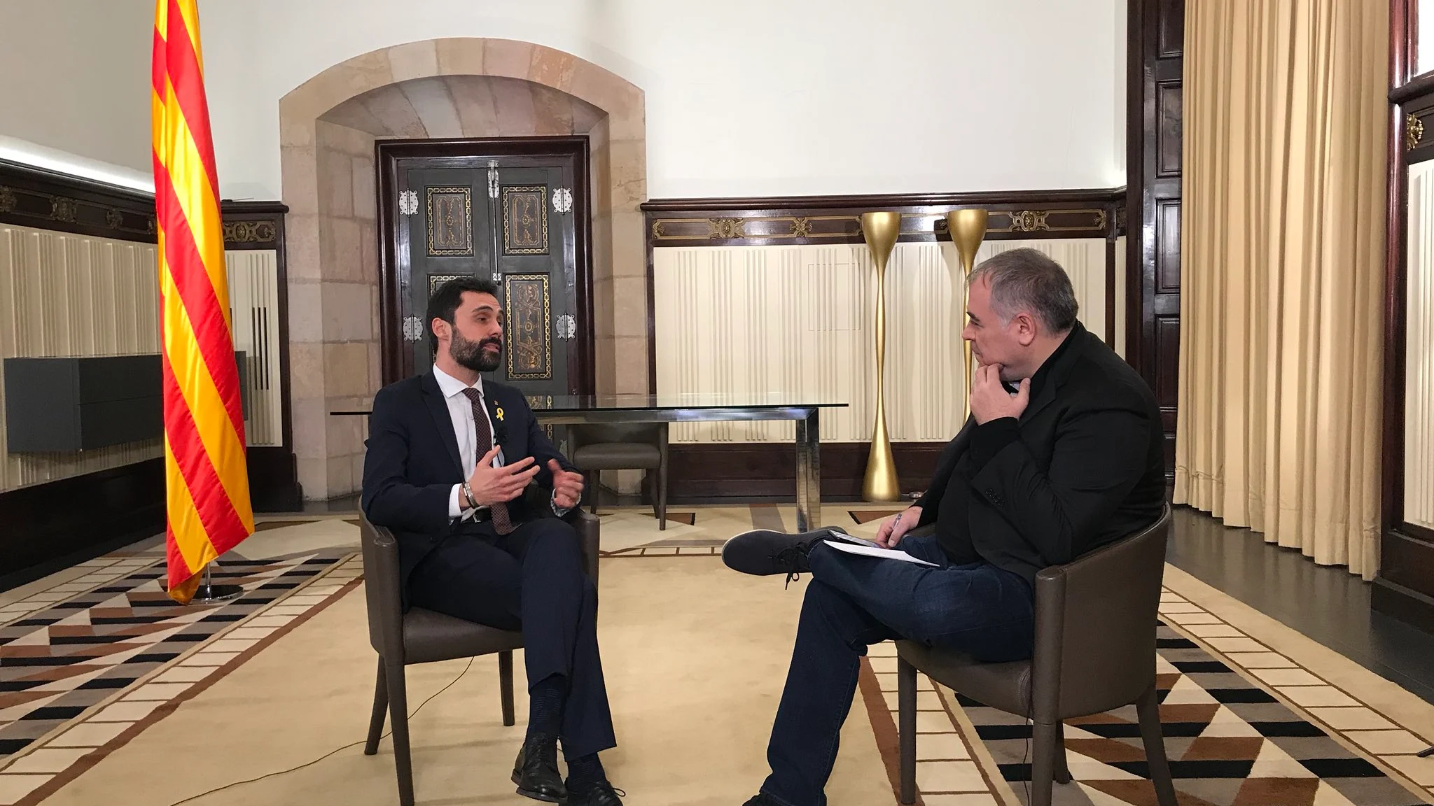 Entrevista de Ferreras a Roger Torrent