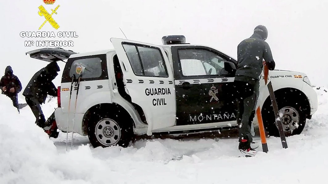 Nevada en el Parque Nacional de El Teide