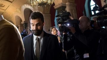 El presidente del Parlament, Roger Torrent