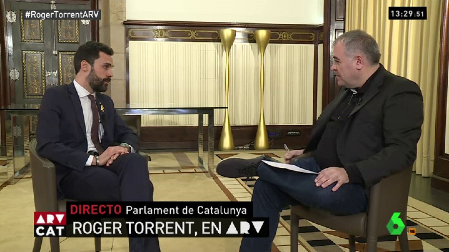 Roger Torrent con Garc&iacute;a Ferreras