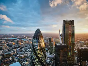 Londres desde el Duck and Waffle Londres desde el Duck and Waffle