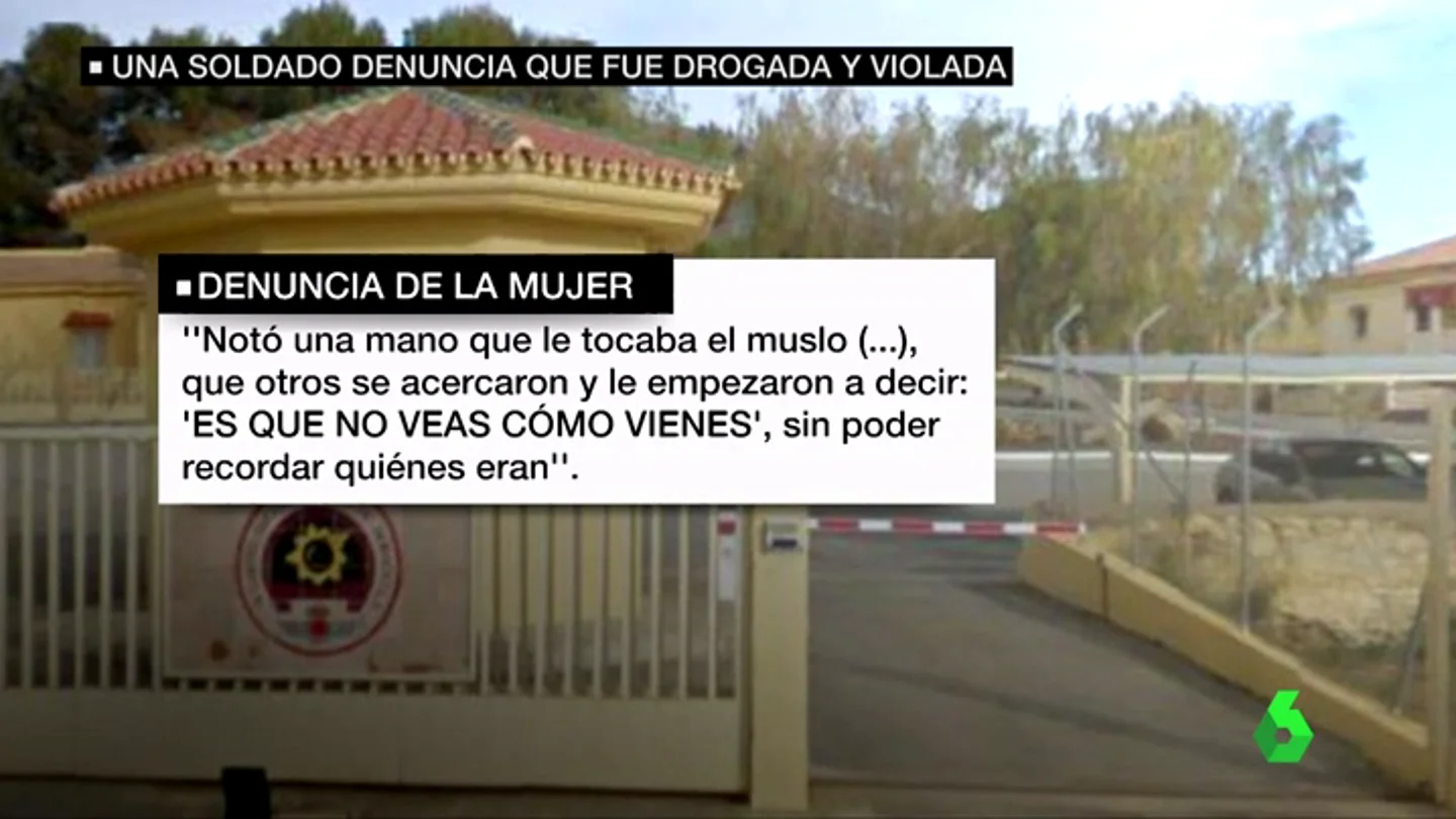 El relato de la soldado que denunció una agresión sexual El relato de la soldado que denunció una agresión sexual