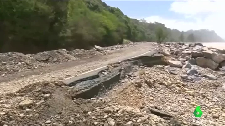 Los efectos de la tormenta Fehi