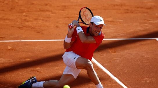 Roberto Bautista, durante su partido contra Cameron Norrie
